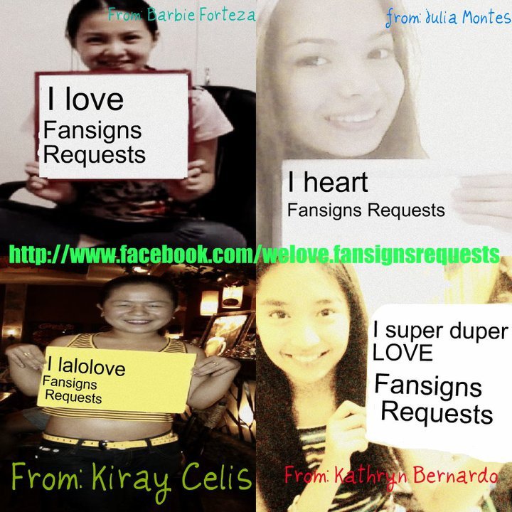 FanSigns Requests