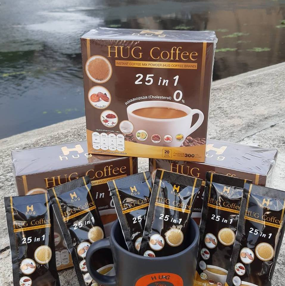 Hug coffee ซุปเปอร์กาแฟเพื่อสุขภาพ0945695164