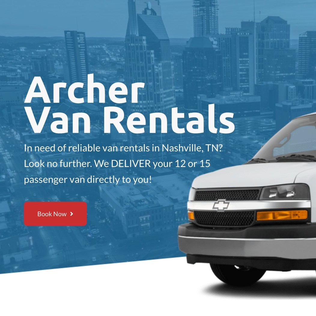 Archer Van Rentals | Nashville TN