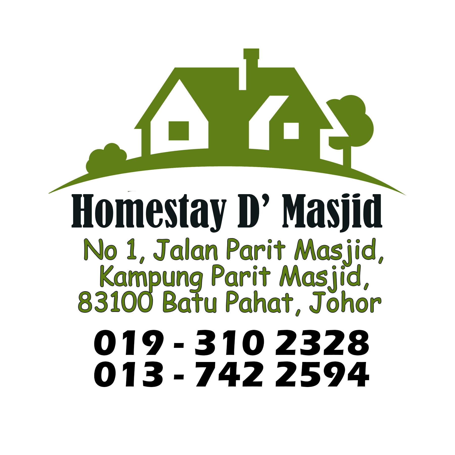 Homestay D'Masjid Rengit | Rengit
