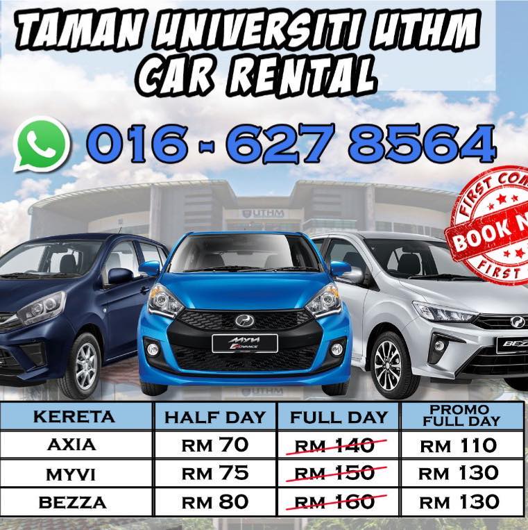 Taman Universiti UTHM Car Rental