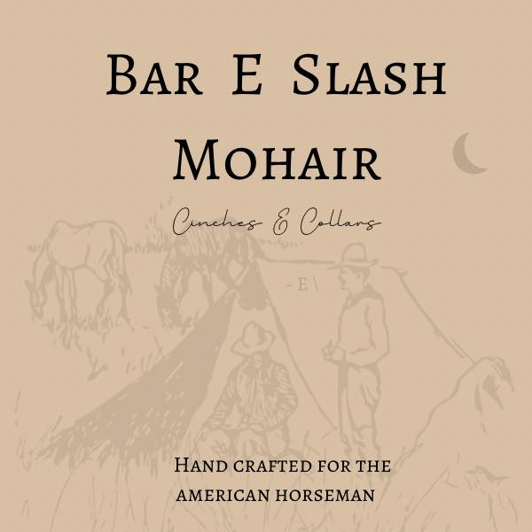 🍊🍊🍊🍊🍊 #bareslashmohair #mohaircinch #custommade | Bar E Slash Mohair