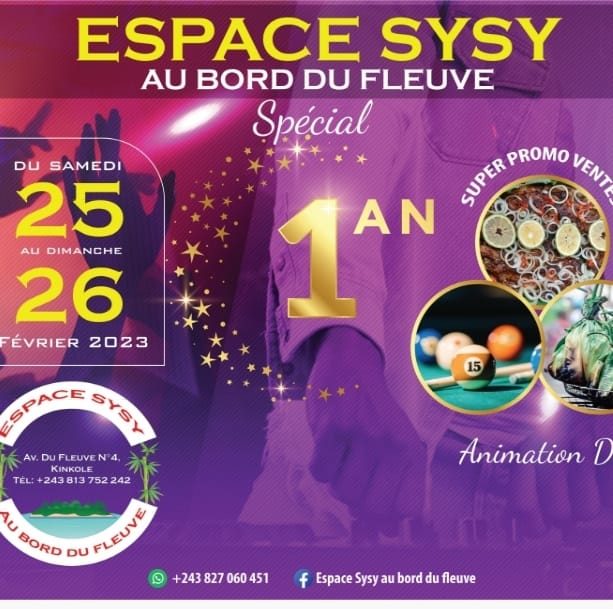 Espace Sysy Au bord du Fleuve | Kinshasa