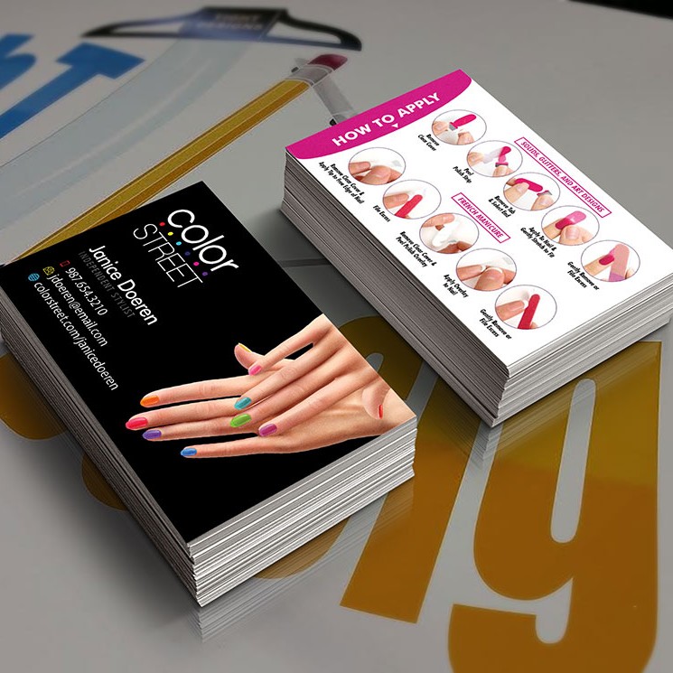 Promo tarjetas a colores Danna