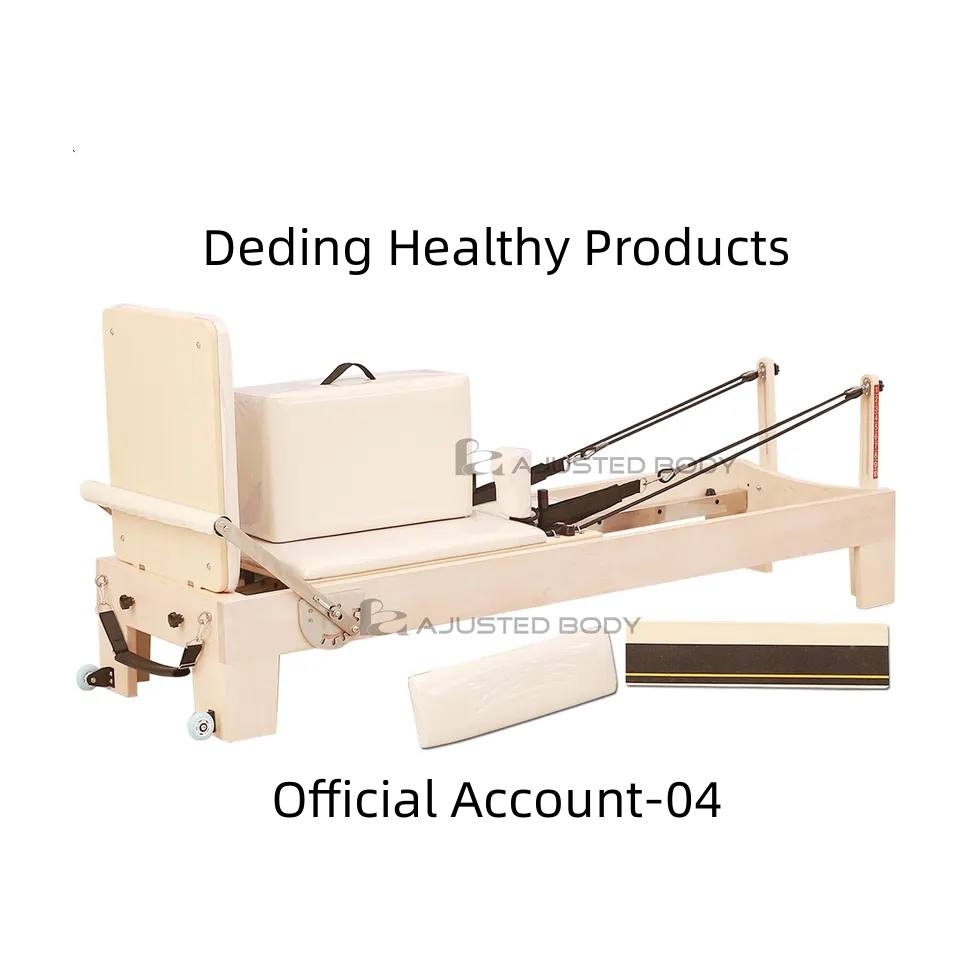 The Pilates equipment features multi-directional adjustable limit locks ...