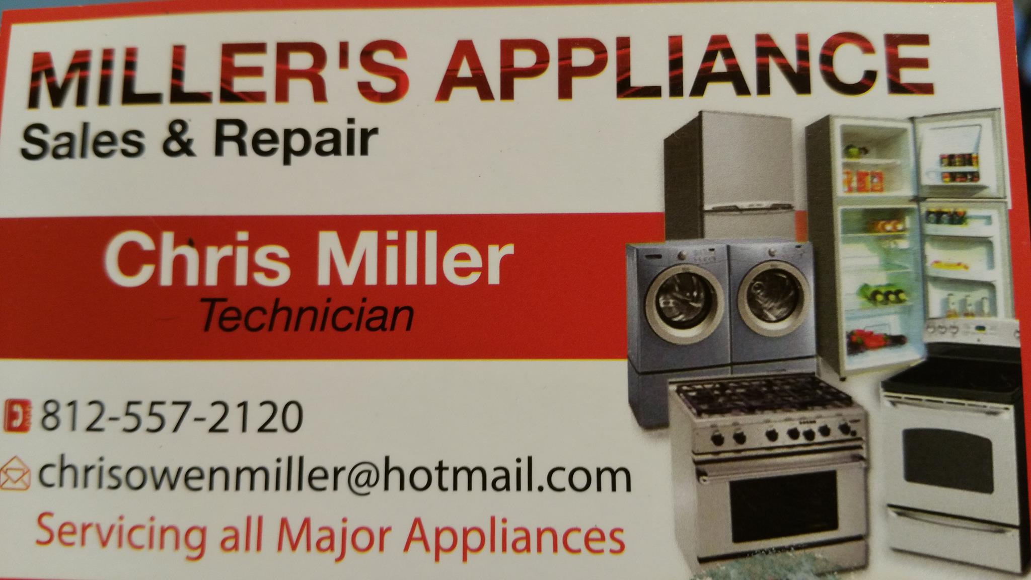 Miller's Appliance Repair and Sales | Georgetown IN