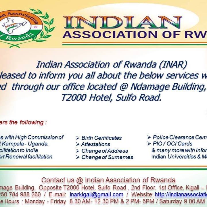 Indian Association of Rwanda | Kigali
