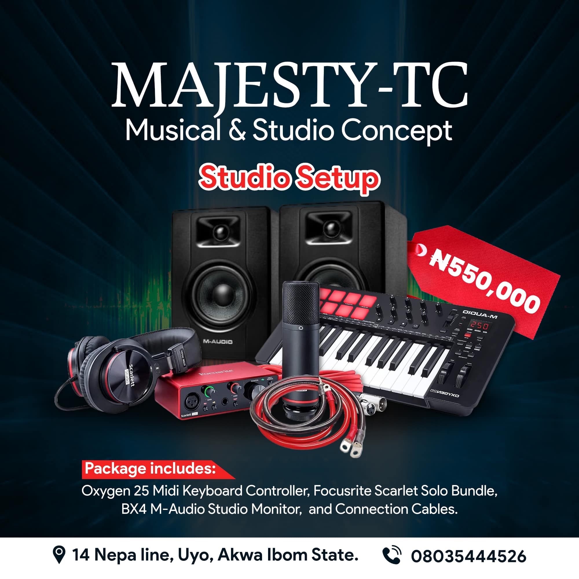 Majesty-Tc Musical and Studio Concept | Uyo