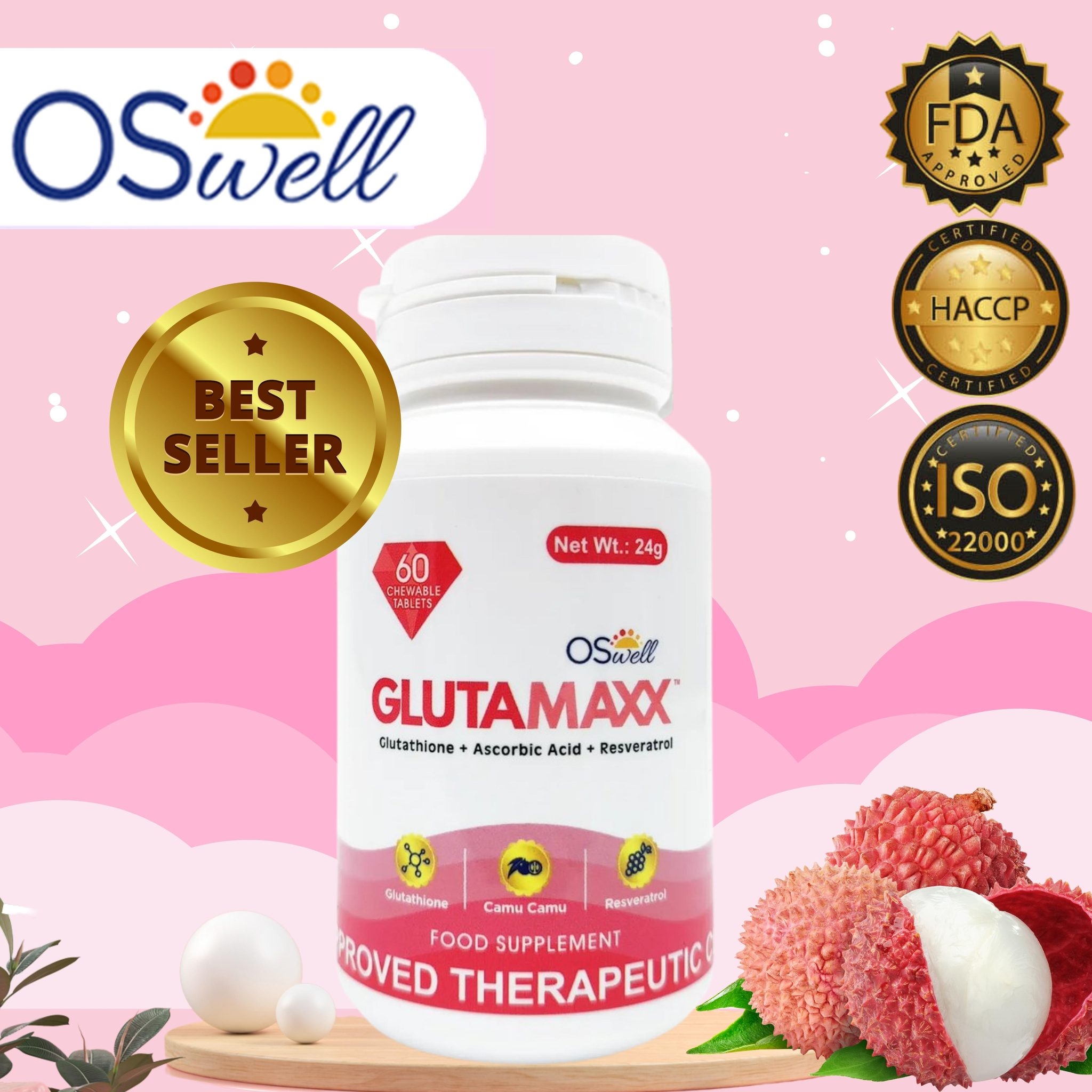 for sale glutathione philippines OSwell Health & Wellness Vitamin B12 Injections for Style:Bulk (16 oz) Glass Skin