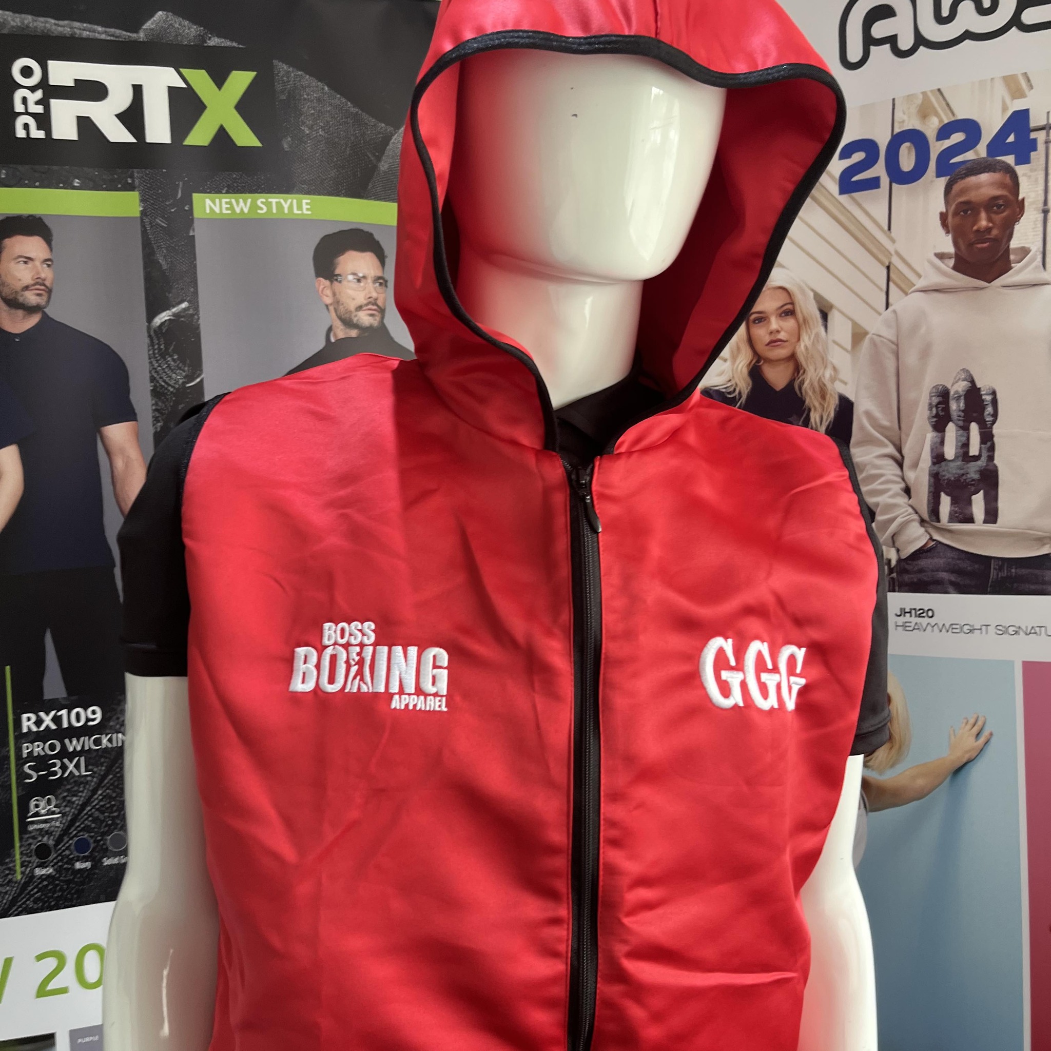 Boss boxing apparel