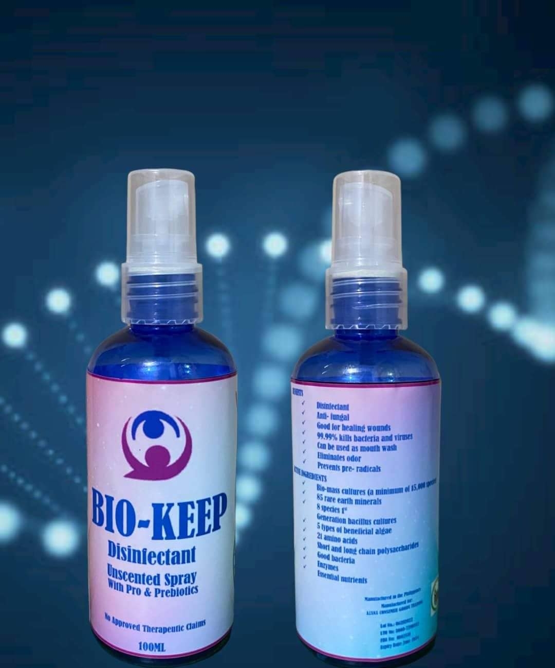 Bio Keep Disinfectant With Pro and Prebiotics