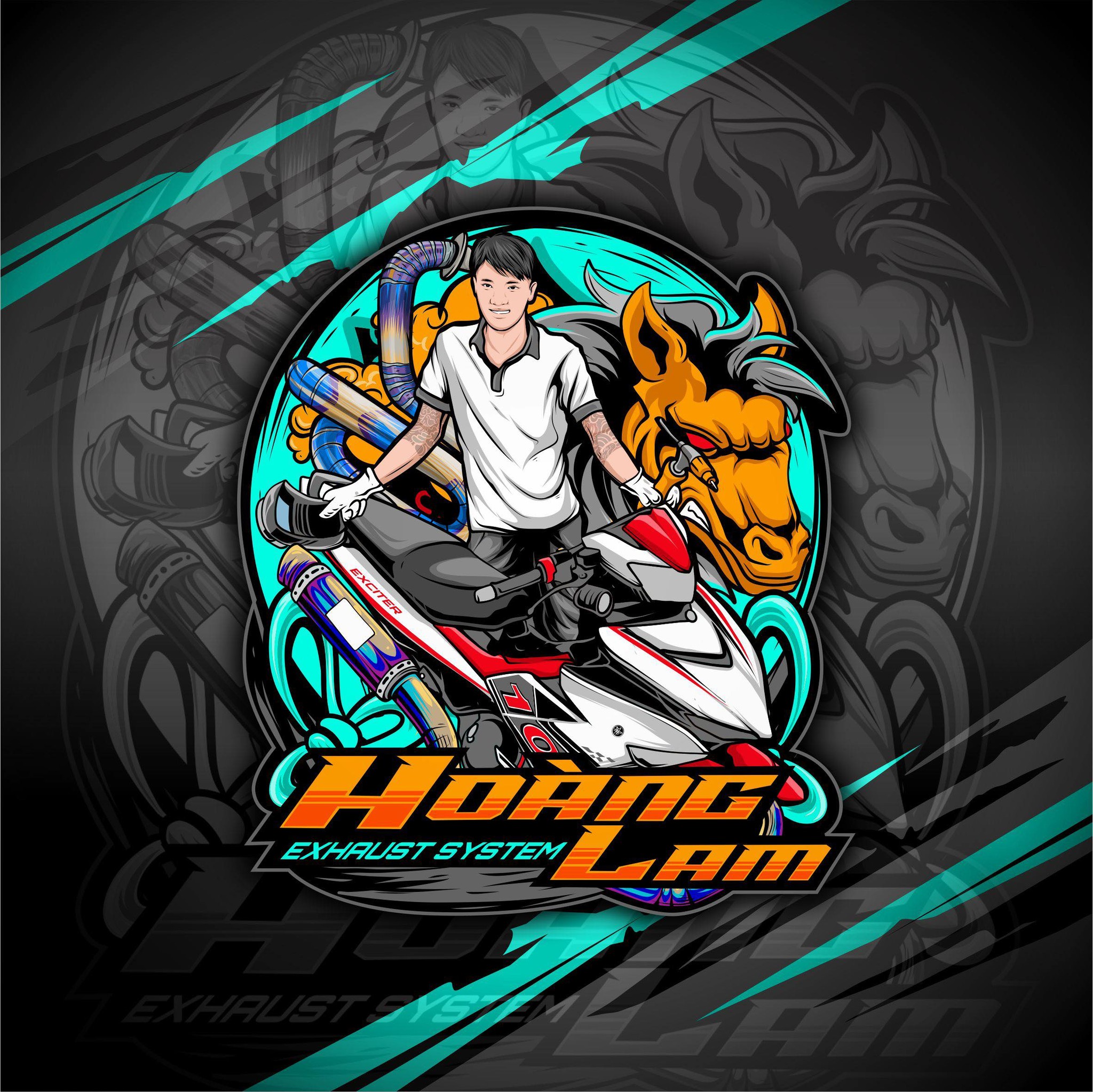 Cổ Titan Shvn 2022 size 27_38 đen nhám đường hàn xanh lên xe quá đẹp 🔥💙 ...