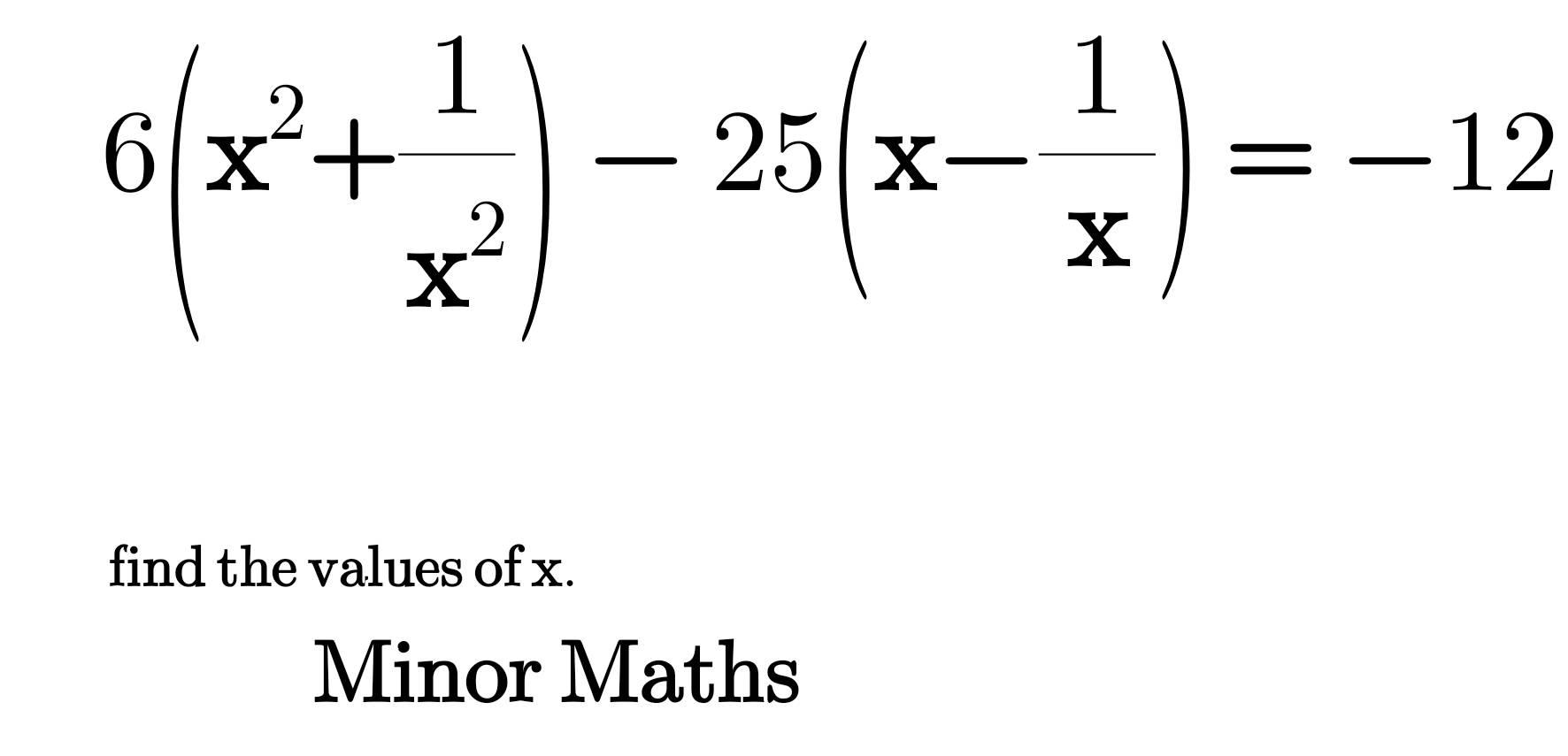 Mathematics Problems & Solutions | Algebra important Question for ...