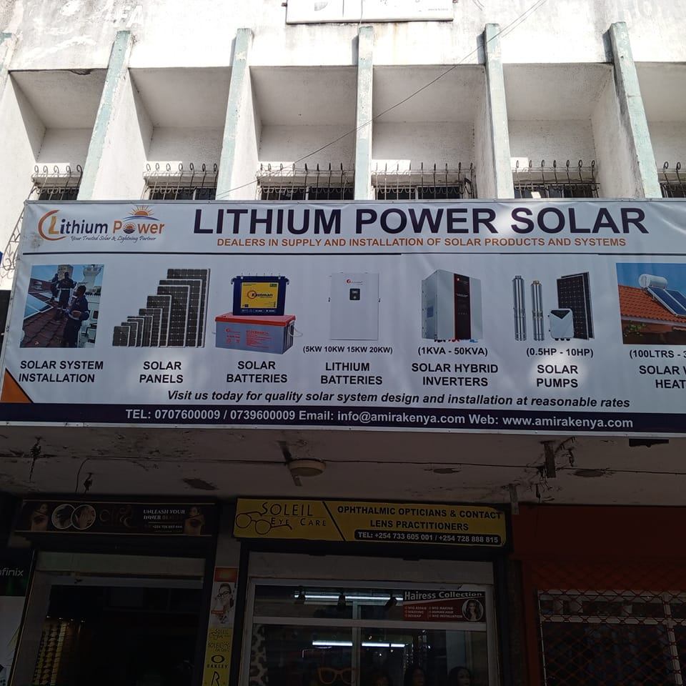 Lithium Solar Power - K Ltd | Mombasa