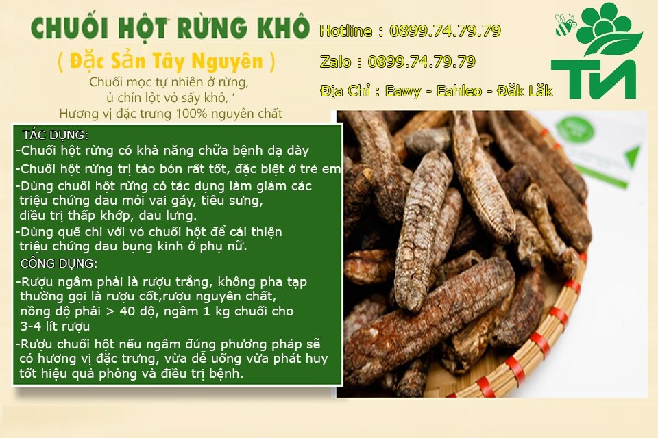 Chuối Hột Rừng Đăk Lăk