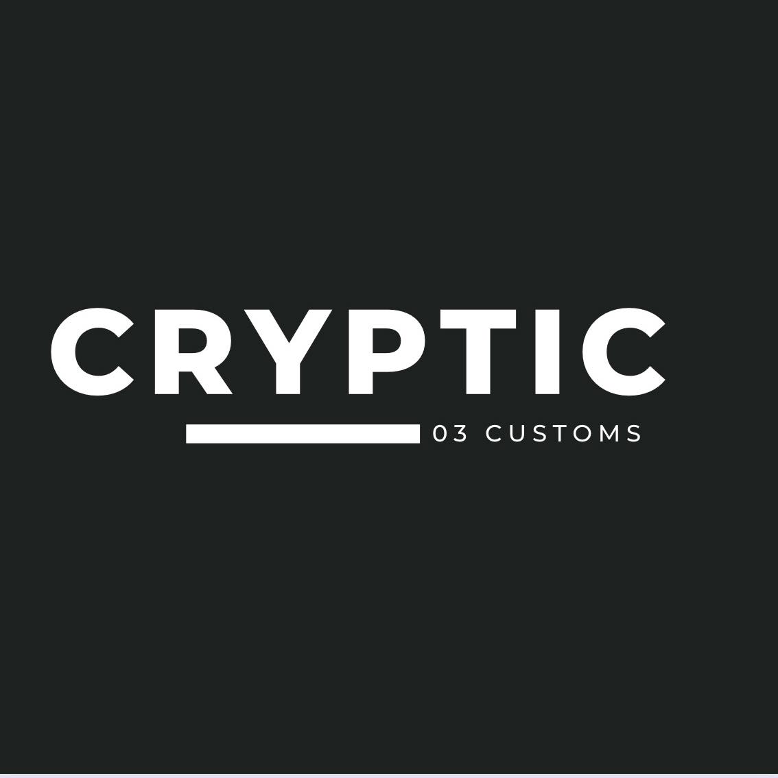Cryptic Customs - Website launch special 🔹 Prices are... | Facebook