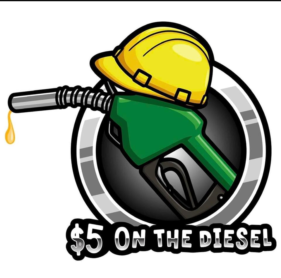 $5 on the diesel