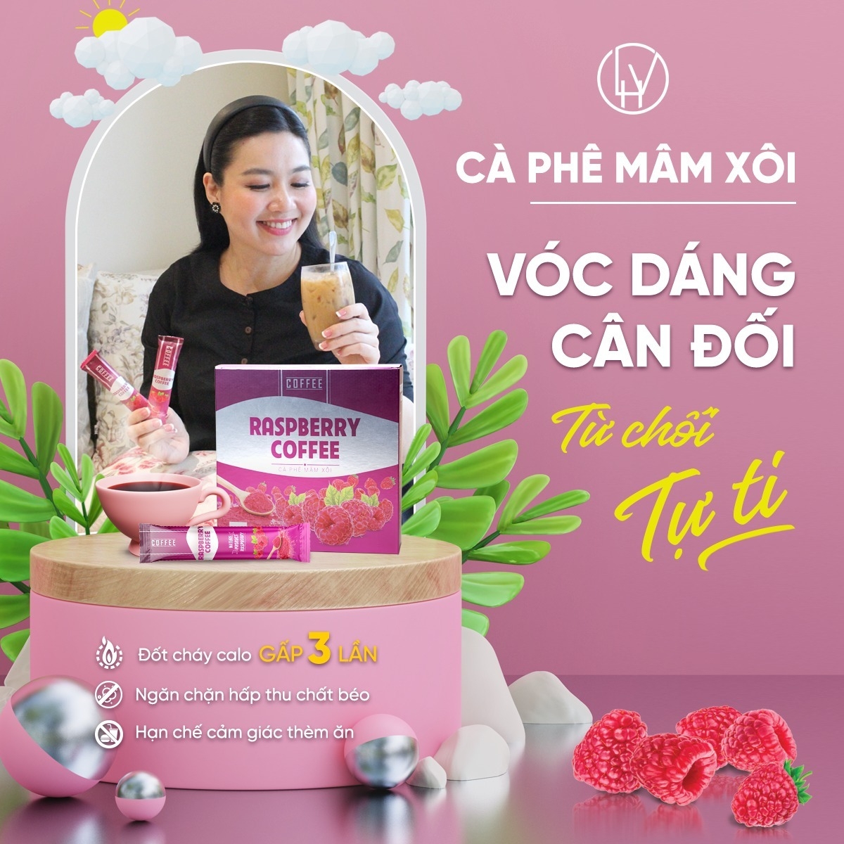 Raspberry Coffee Cà Phê Mâm Xôi Chính Hãng | Hanoi