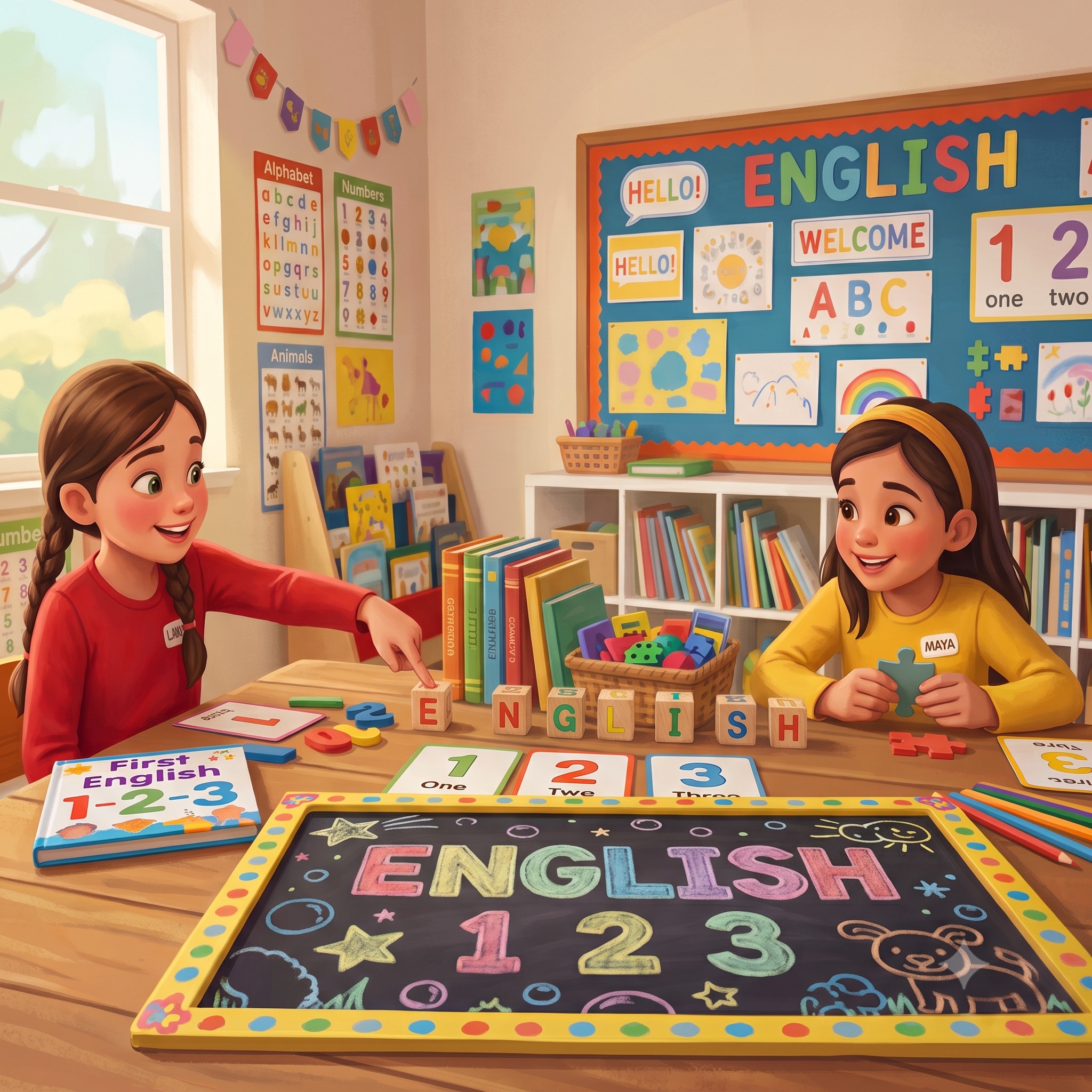 #english | Tiếng anh 1 2 3