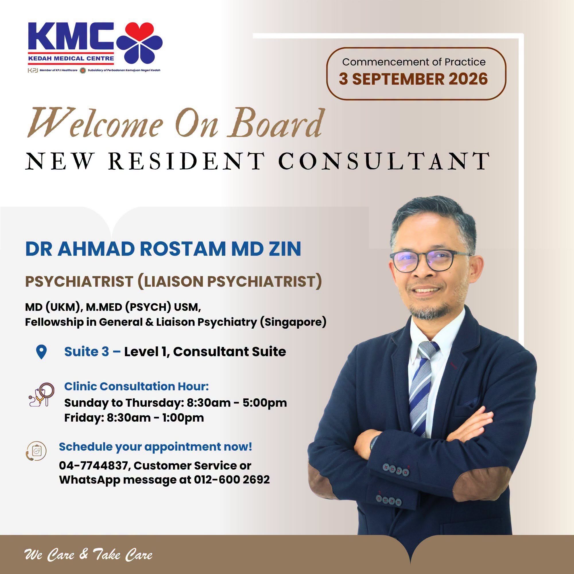 Dr Ahmad Rostam Md Zin