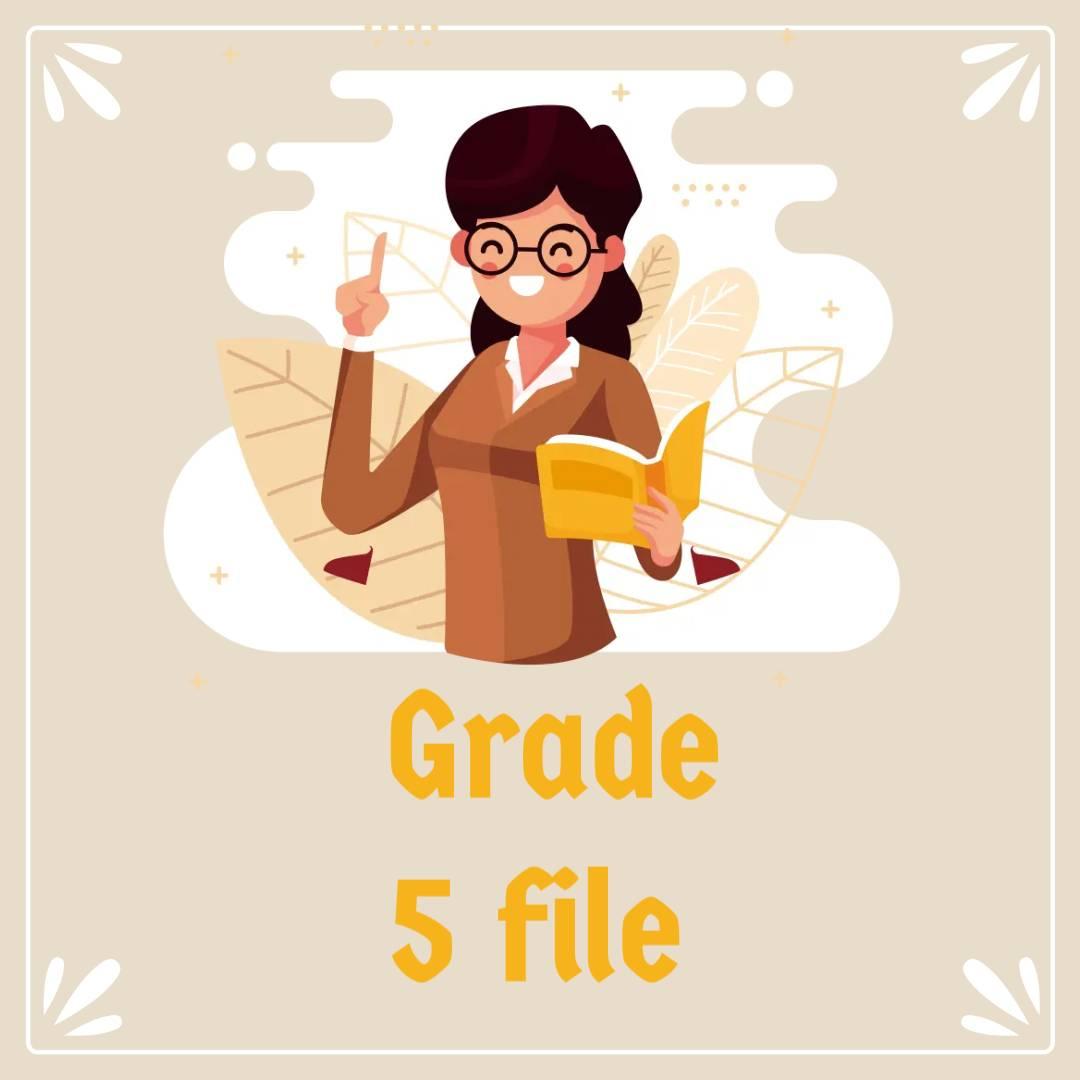 GRADE 5 complete FILES