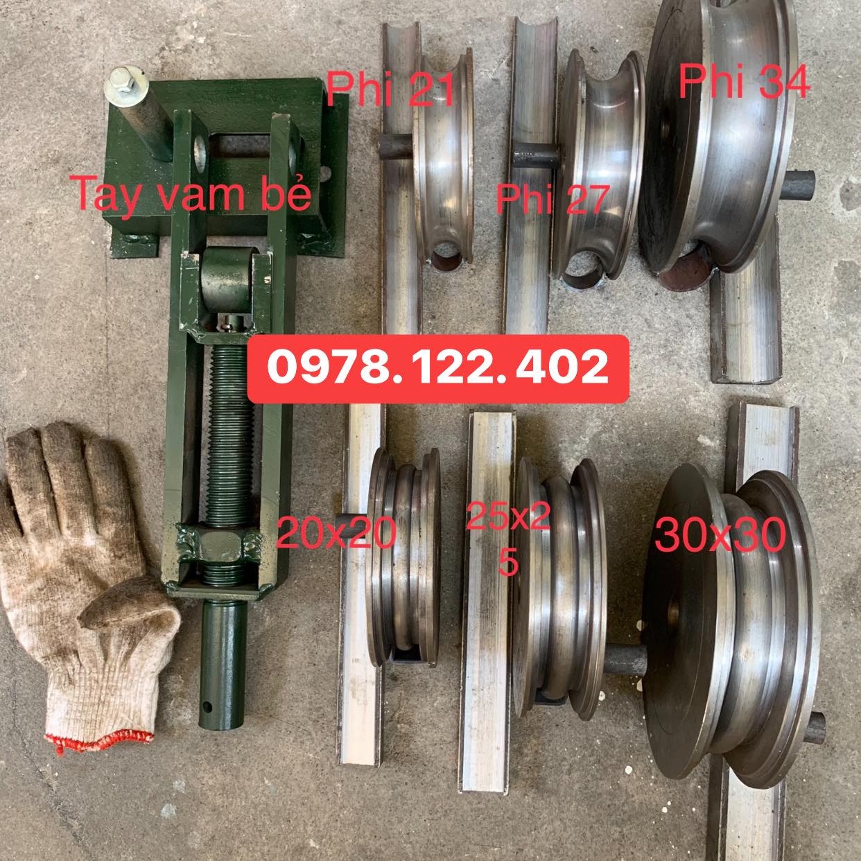 Vam uốn ống, lô uốn ống máy 3 trục | Nam Định