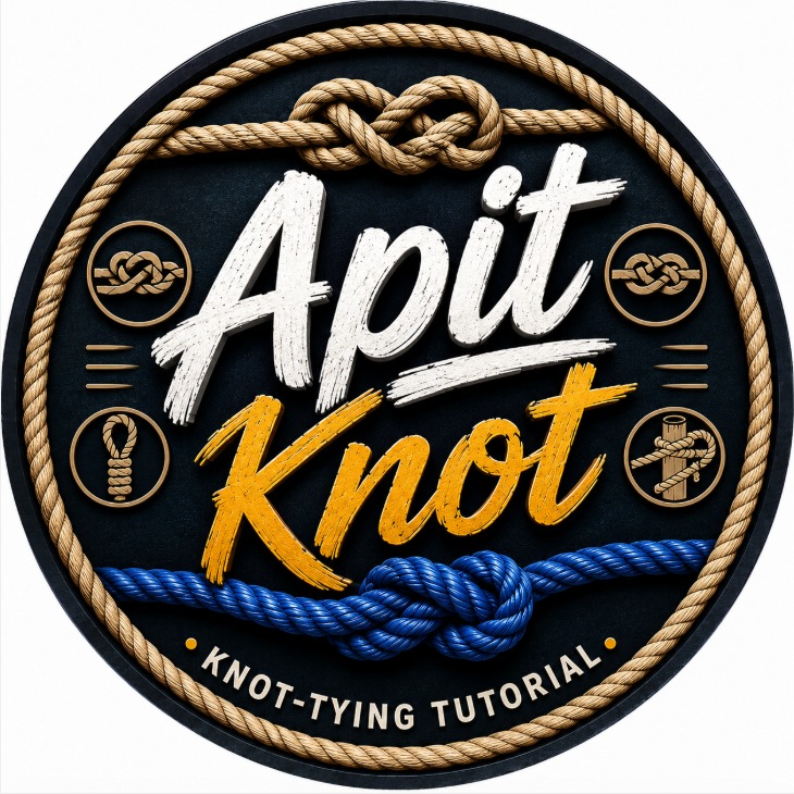 Installation of Strong Tent Rope #knot #DIY | Apit Knot