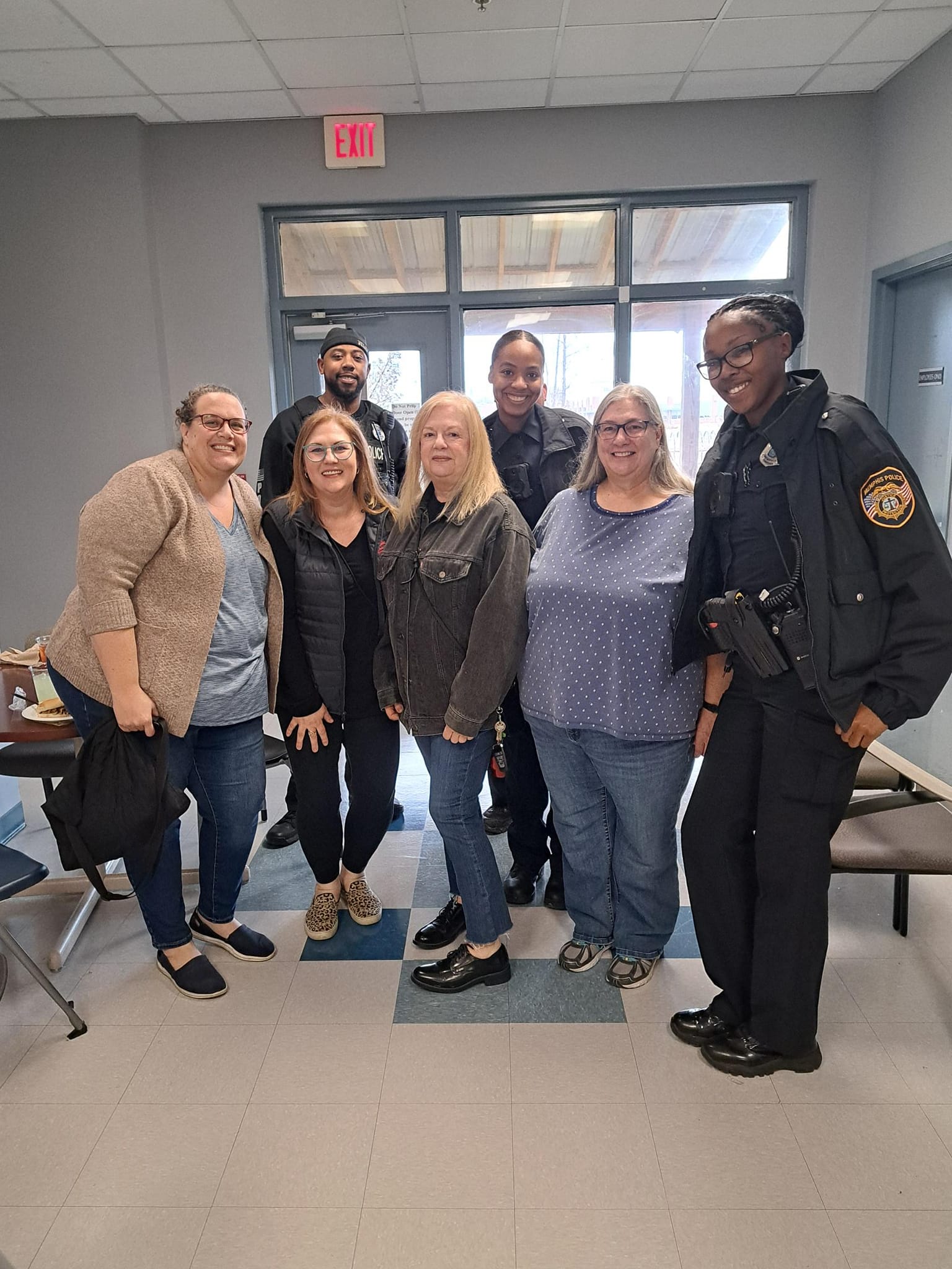 The East Buntyn Neighborhood Watch Group provided a meal today for 