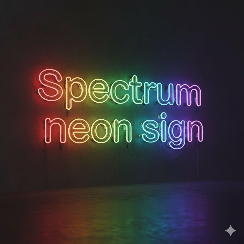 Spectrum Neon Sign