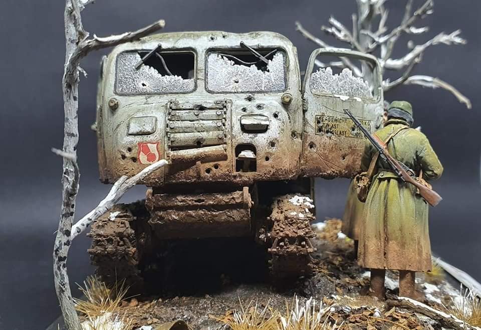 My​ first diorama​ in​ my​ life.​ 1​/35​ Scale​ By.Mr.Zombie​