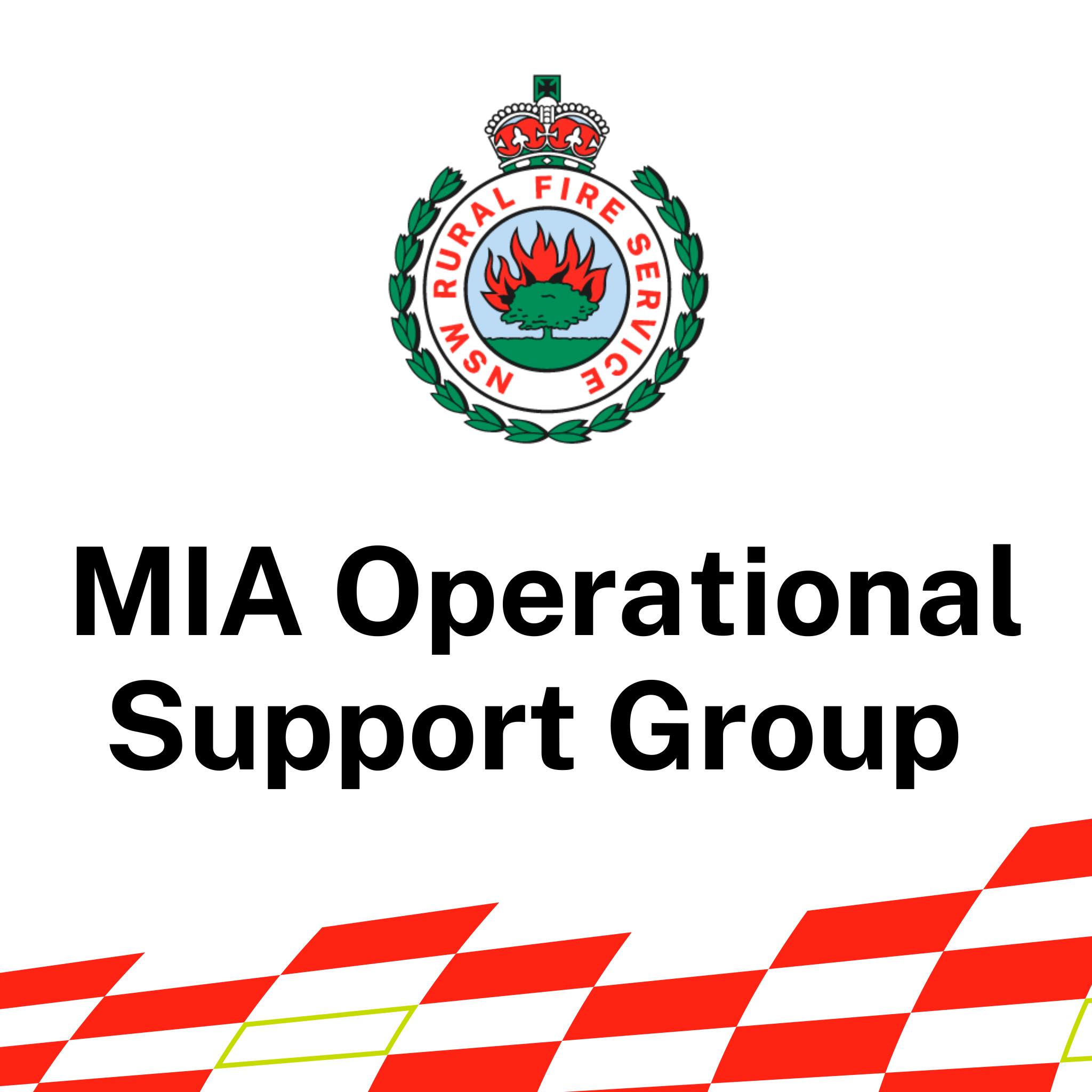 NSW RFS - MIA Operational Support Group | Griffith NSW