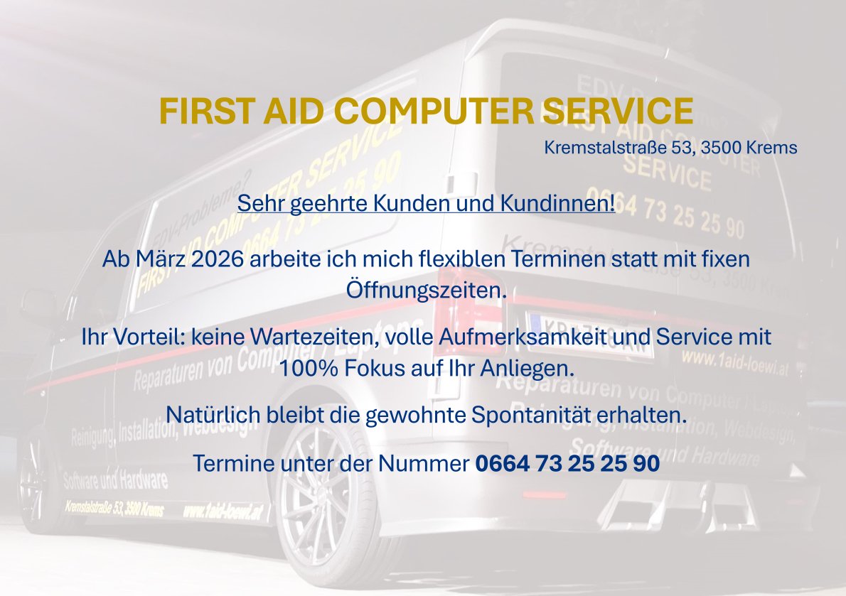First Aid Computer Service Krems | Krems an der Donau