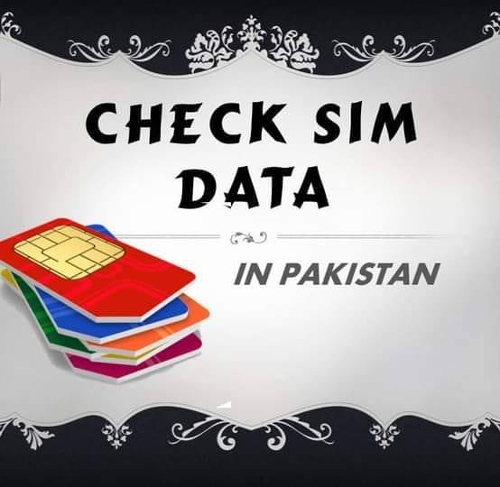 sim and nadra Database in Pakistan 2
