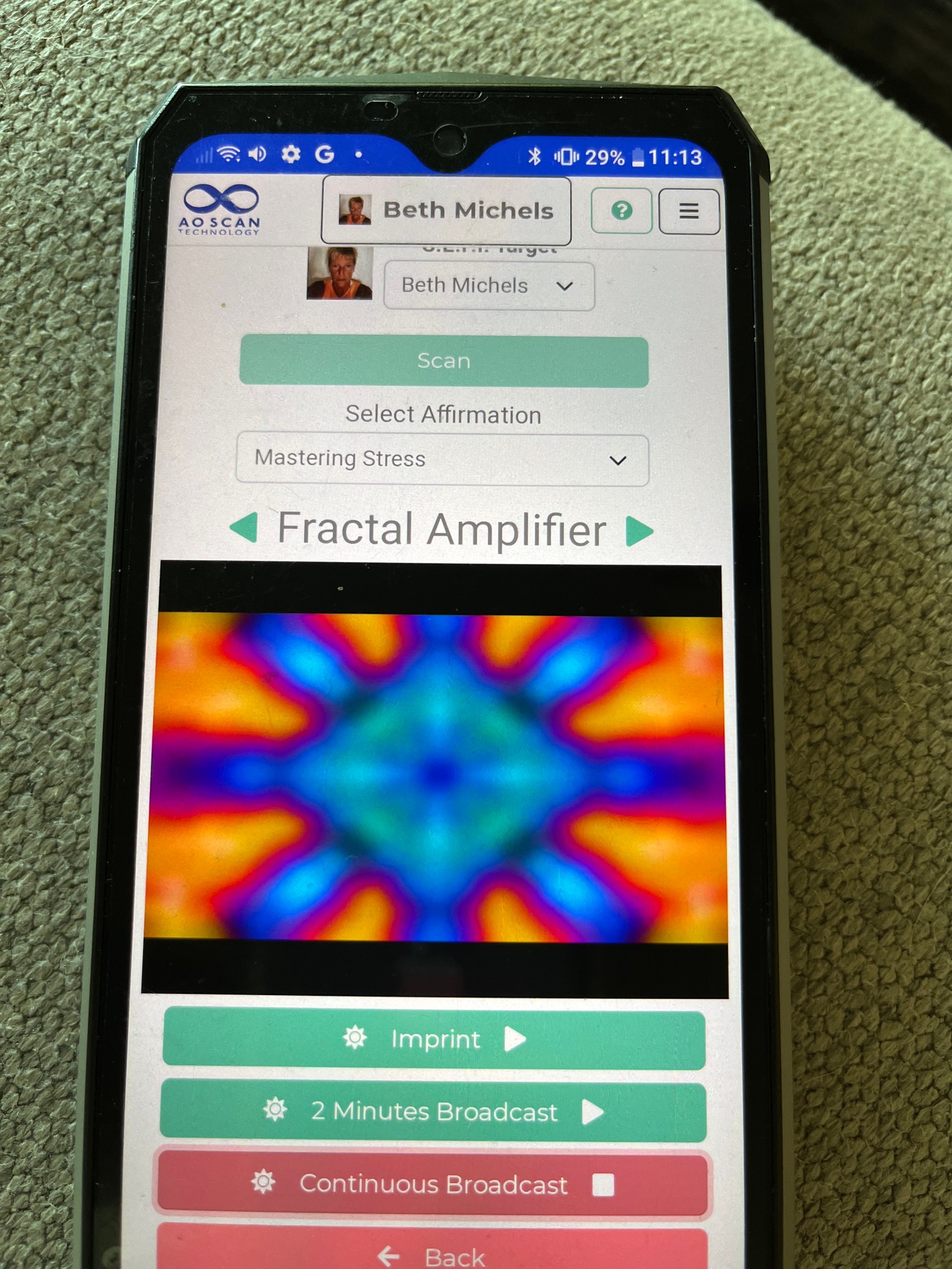 High Vibrations with Solex AO Scanner