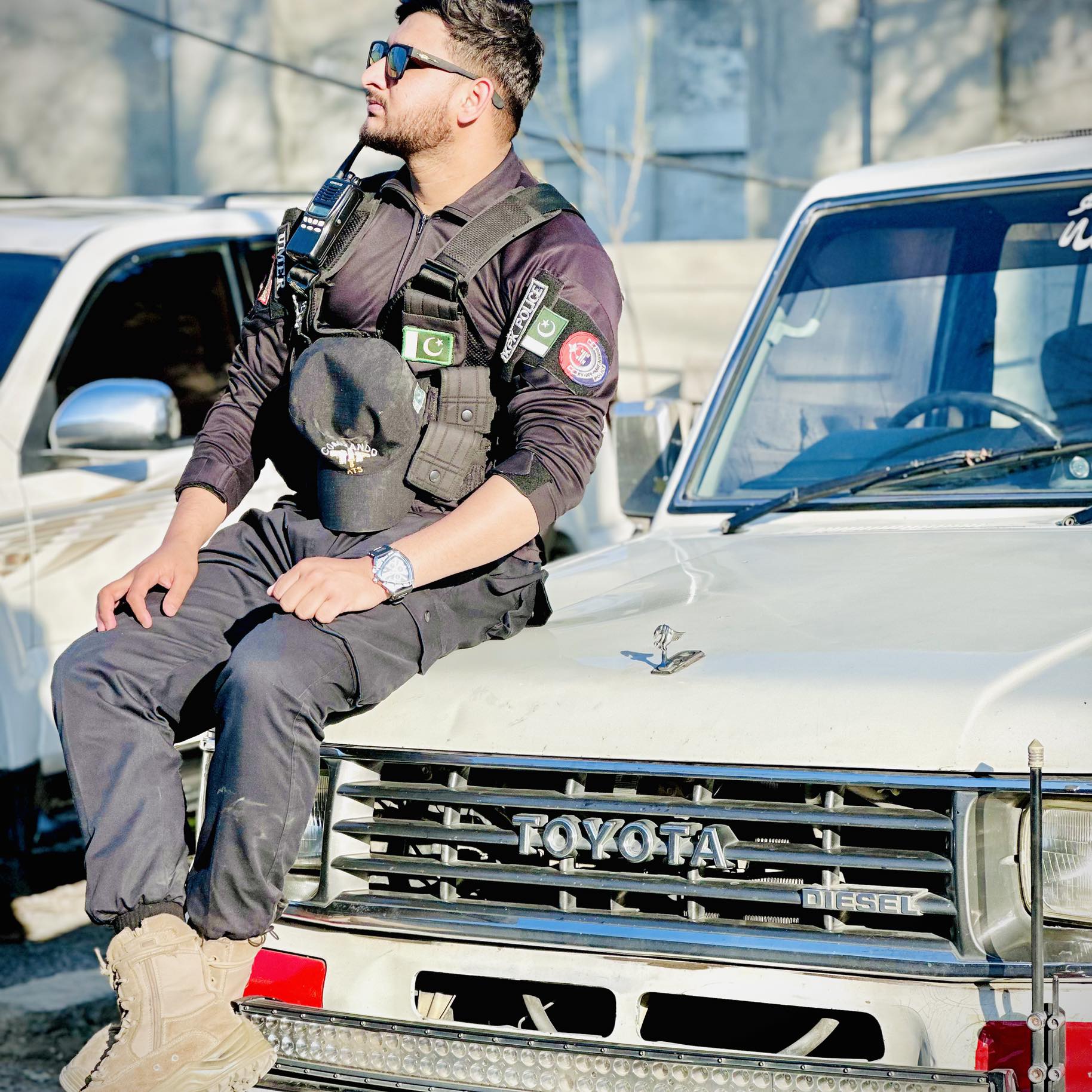 😈😈 #policeofficer #PakistanZindabad #police #commando Saad Zubair ...
