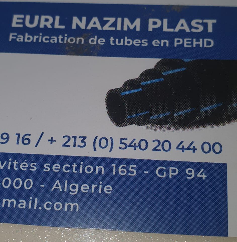Nazim plast | Bordj Bou Arreridj