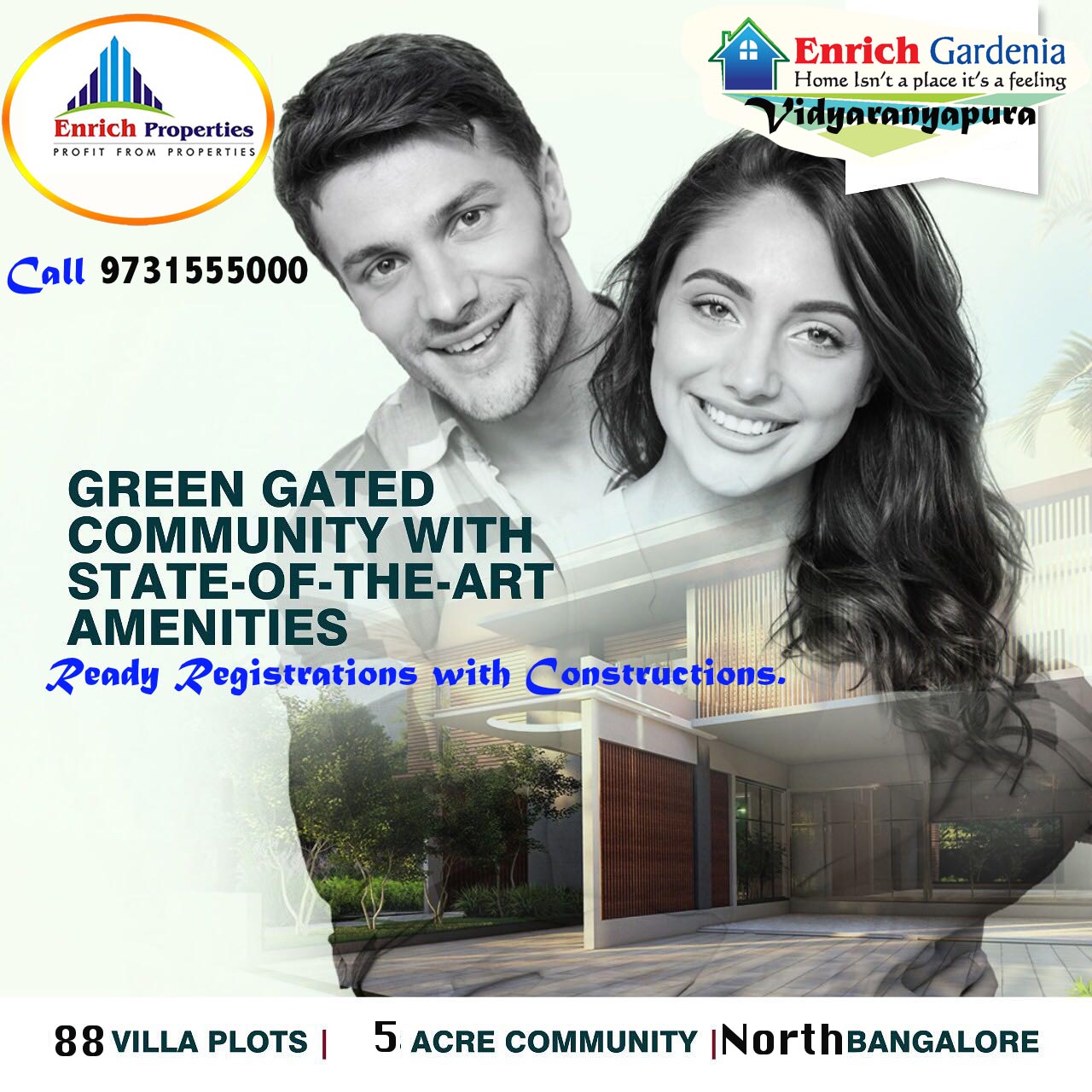 Enrich Gardenia BBMP Layout Vidyaranyapura | Bangalore