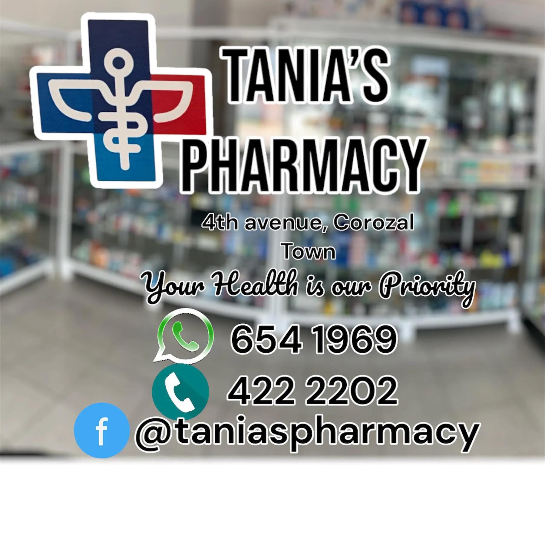 Tania's Pharmacy | Corozal