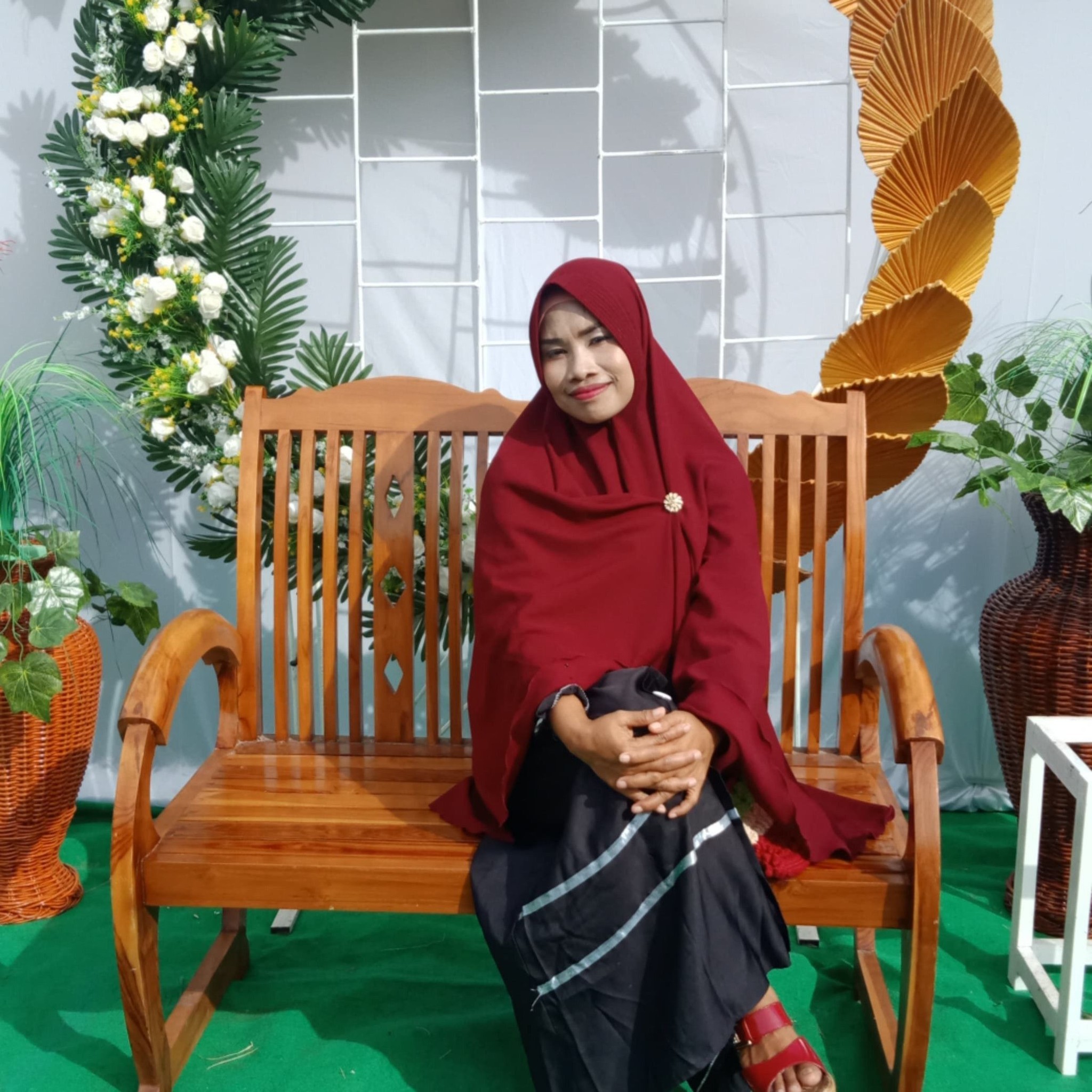 Gamis sentuhan buton sudah jadi tinggal menunggu dijemput pemiliknya # ...