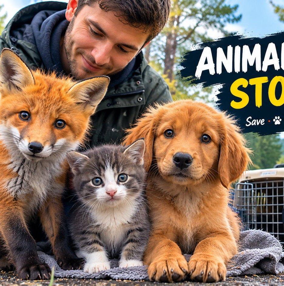 He Found a Weak Fox Beside His Driveway 🦊#FoxRescue #WildlifeRescue # ...
