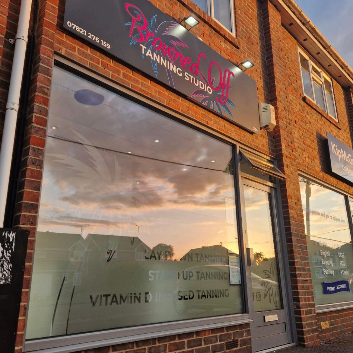 Browned off tanning studio