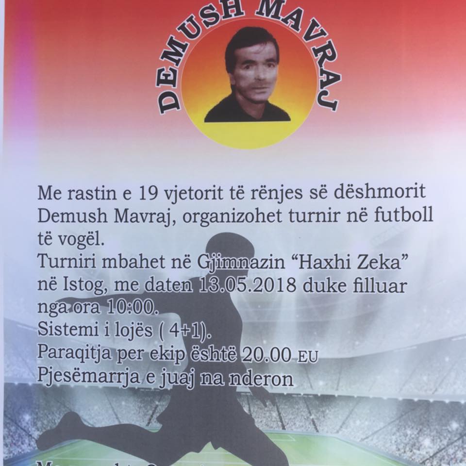 Turniri Memorial “Demush Mavraj”