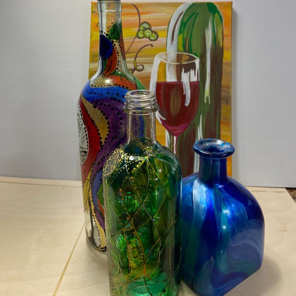 J’s Upcycled WineBottles &Crafts Jbottleart.
