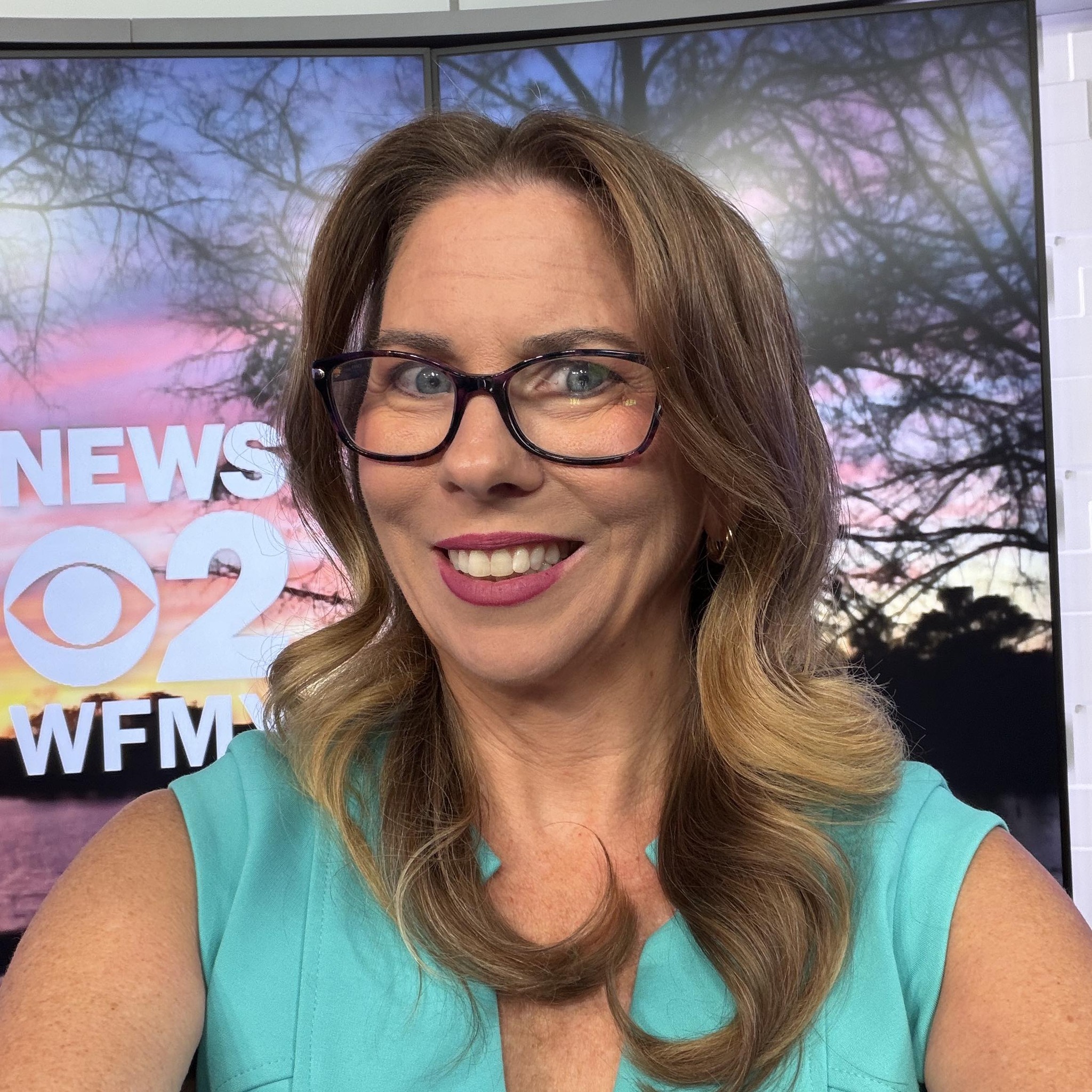 Meteorologist Meg Ryan