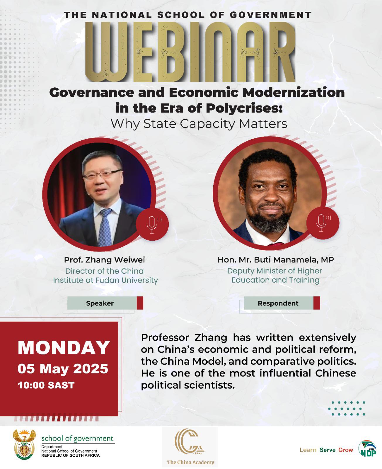The National - Kick off your governance journey with Prof. Zhang Weiwei ...