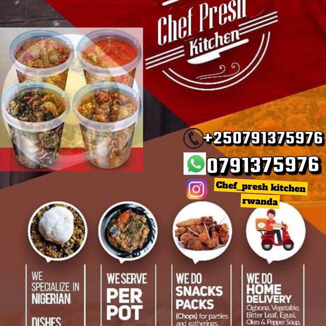 Chef presh kitchen rwanda | Kigali