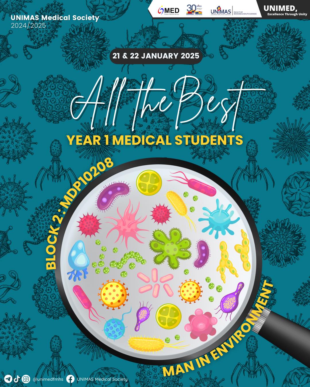 UNIMAS - Best of Luck! TO YEAR 1 MEDICAL STUDENTS BLOCK 2 MAN IN ...