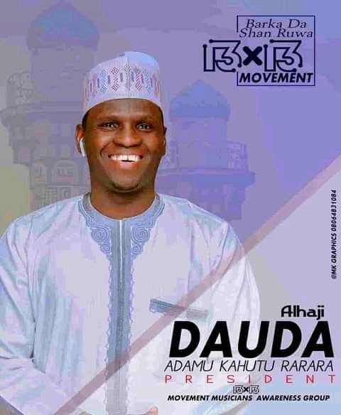 President 1313 movement dauda kahutu rara nasarawa state
