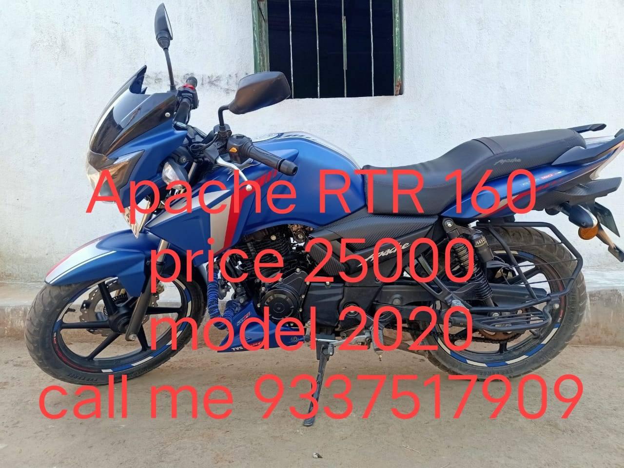 Apache RTR 160 cc price 25000 model 2020