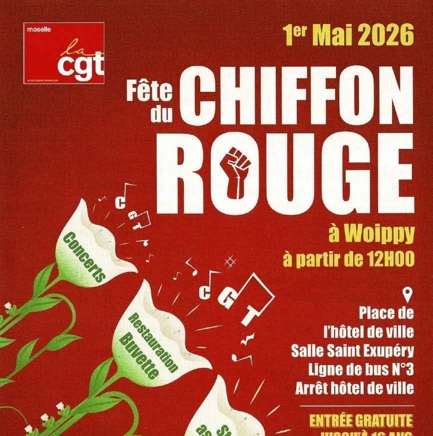 Fête du Chiffon Rouge CGT Moselle 2024 | Woippy